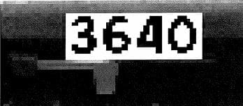 black and white numbers
